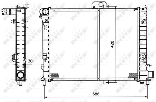 Radiateur, refroidissement du moteur