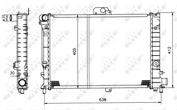 Radiateur, refroidissement du moteur