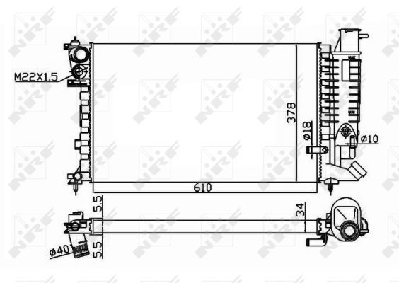 Radiateur, refroidissement du moteur