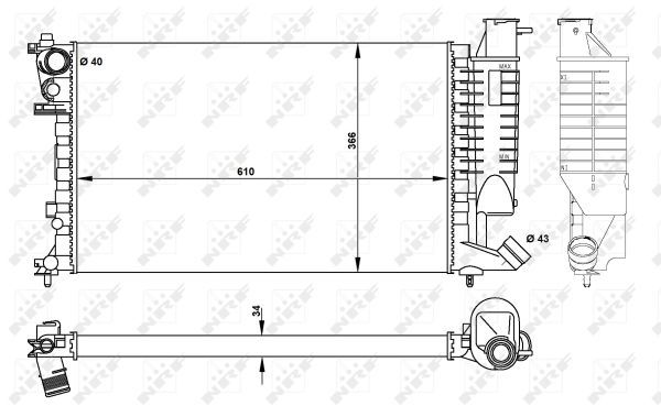 Radiateur, refroidissement du moteur