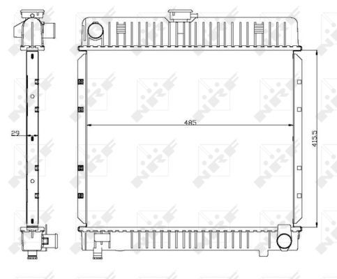 Radiateur, refroidissement du moteur