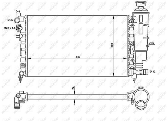 Radiateur, refroidissement du moteur