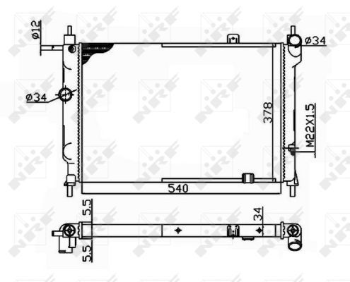 Radiateur, refroidissement du moteur