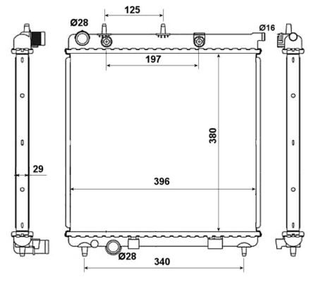 Radiateur, refroidissement du moteur