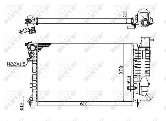 Radiateur, refroidissement du moteur