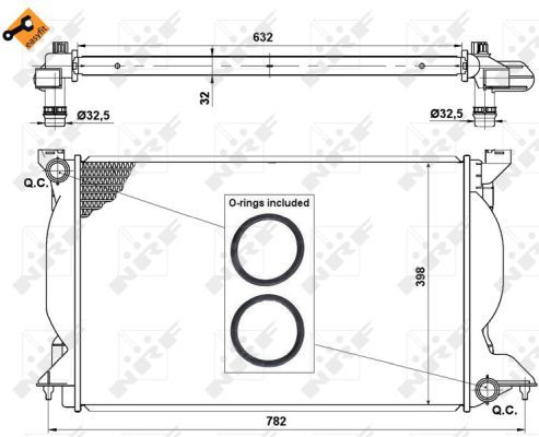 Radiateur, refroidissement du moteur EASY FIT