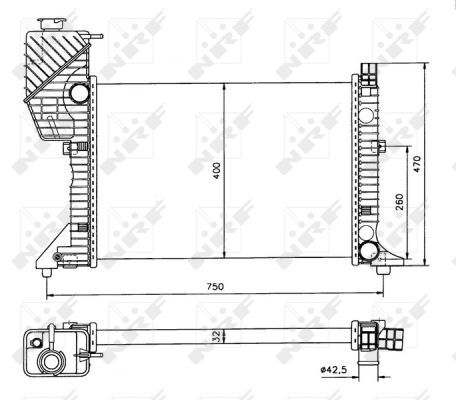 Radiateur, refroidissement du moteur