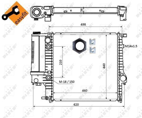 Radiateur, refroidissement du moteur