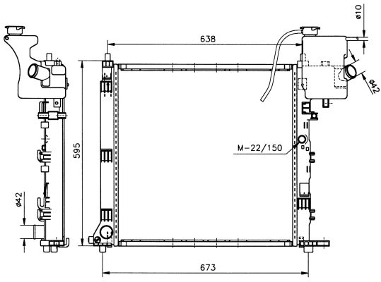 Radiateur, refroidissement du moteur