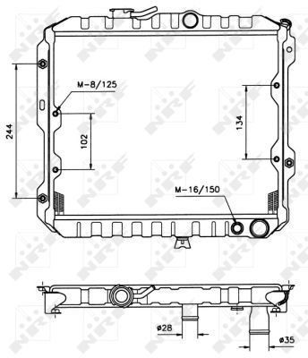 Radiateur, refroidissement du moteur