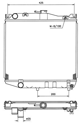 Radiateur, refroidissement du moteur