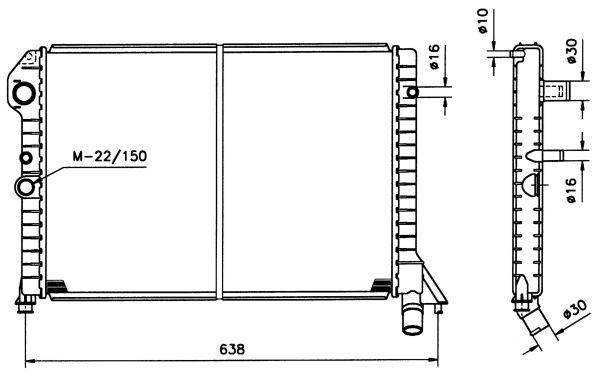 Radiateur, refroidissement du moteur