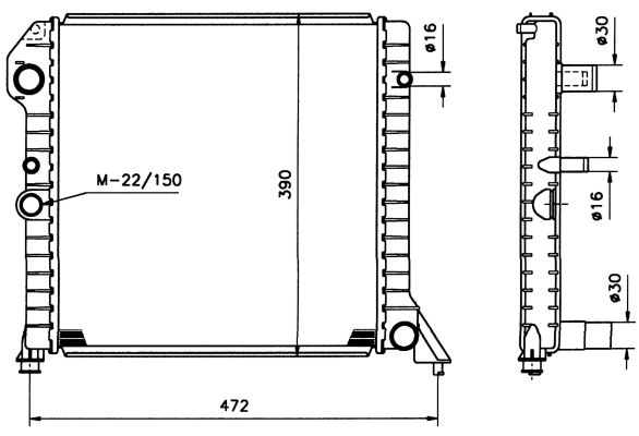 Radiateur, refroidissement du moteur