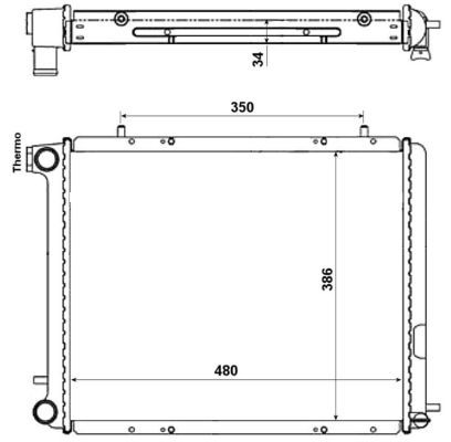 Radiateur, refroidissement du moteur