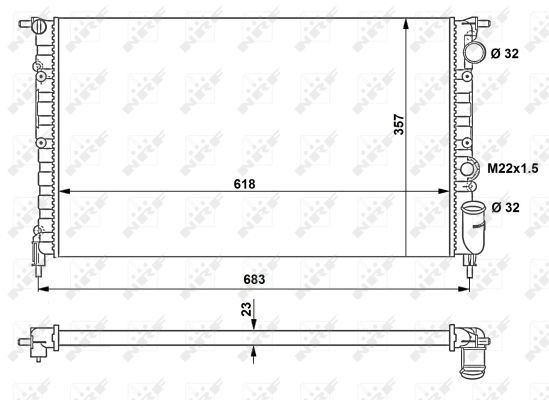 Radiateur, refroidissement du moteur