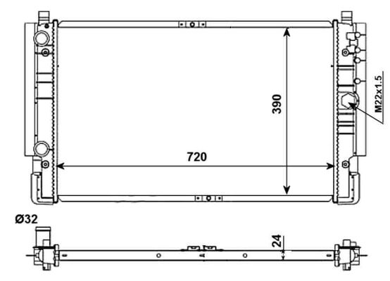 Radiateur, refroidissement du moteur