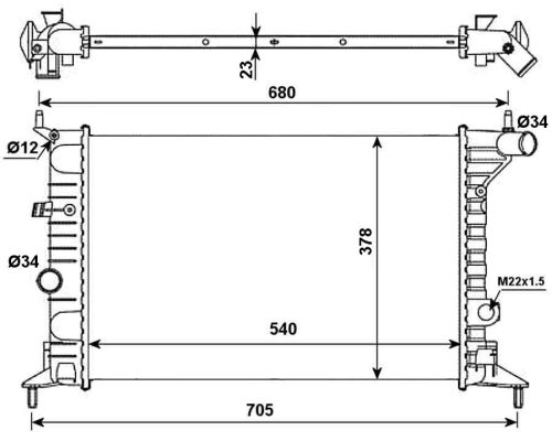 Radiateur, refroidissement du moteur