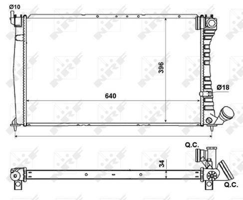 Radiateur, refroidissement du moteur