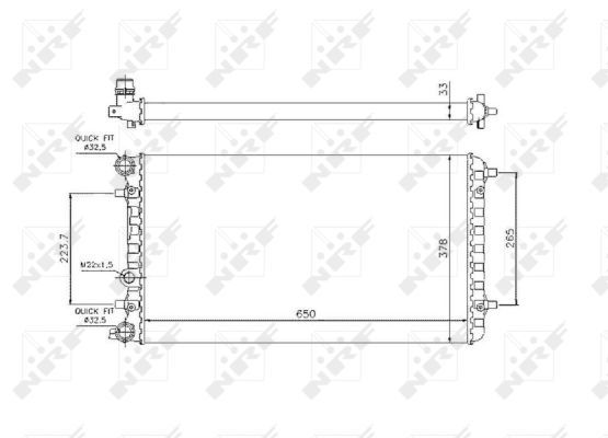 Radiateur, refroidissement du moteur