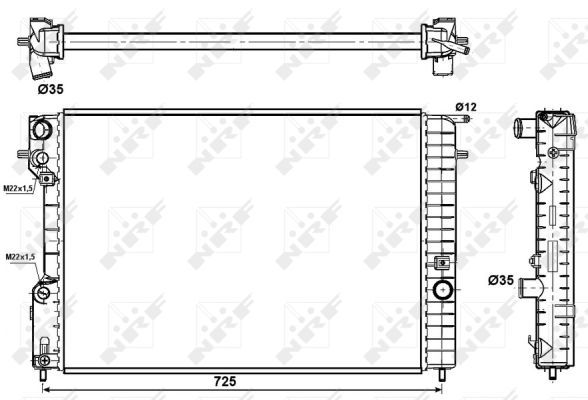 Radiateur, refroidissement du moteur