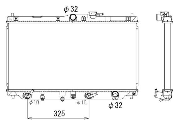 Radiateur, refroidissement du moteur
