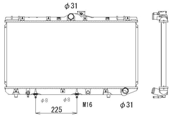 Radiateur, refroidissement du moteur