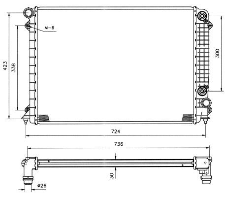 Radiateur, refroidissement du moteur