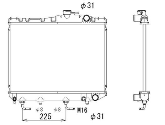 Radiateur, refroidissement du moteur