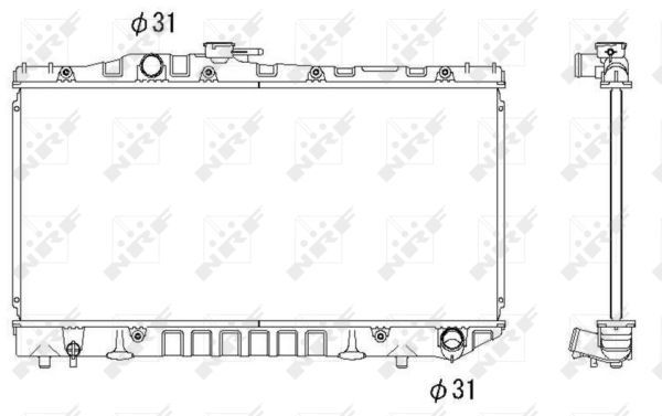 Radiateur, refroidissement du moteur