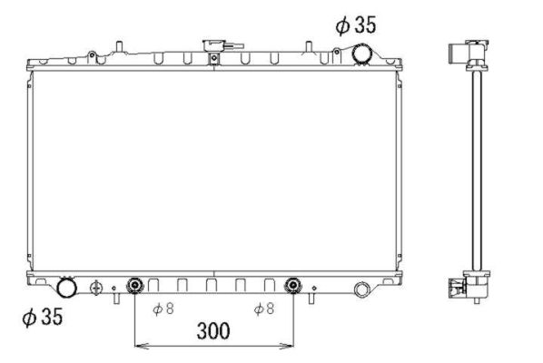 Radiateur, refroidissement du moteur