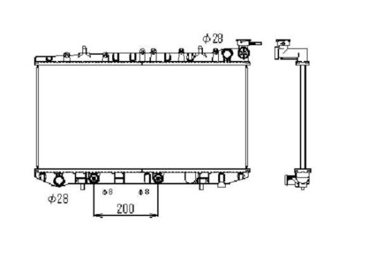 Radiateur, refroidissement du moteur