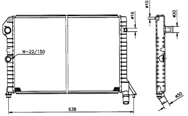 Radiateur, refroidissement du moteur