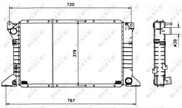 Radiateur, refroidissement du moteur