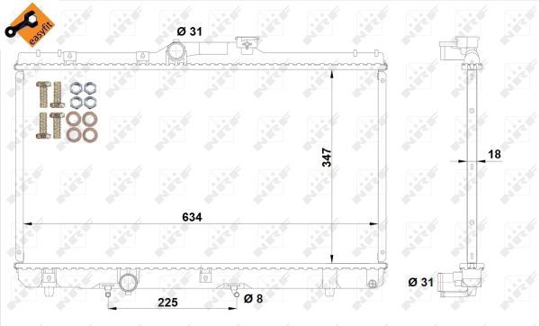 Radiateur, refroidissement du moteur