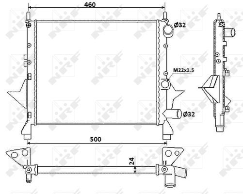 Radiateur, refroidissement du moteur