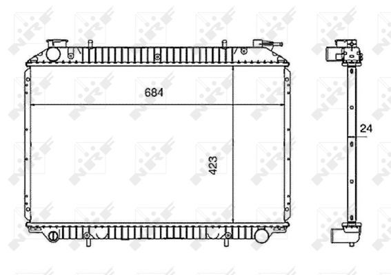 Radiateur, refroidissement du moteur