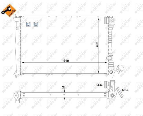 Radiateur, refroidissement du moteur