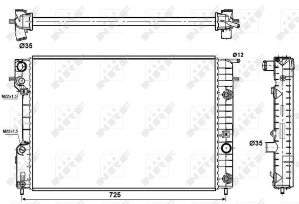 Radiateur, refroidissement du moteur