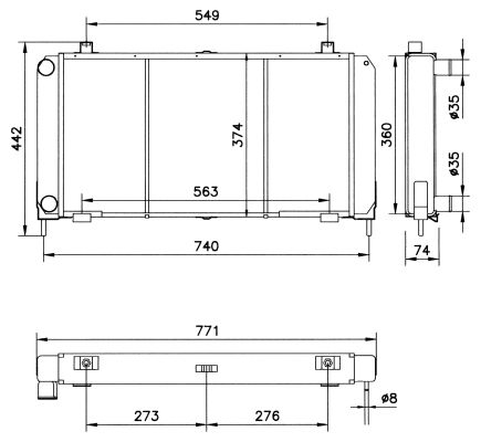 Radiateur, refroidissement du moteur