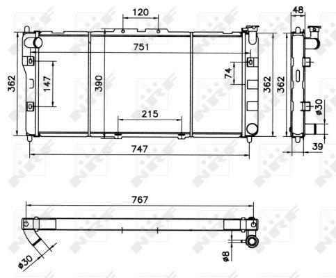 Radiateur, refroidissement du moteur