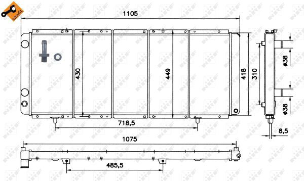 Radiateur, refroidissement du moteur