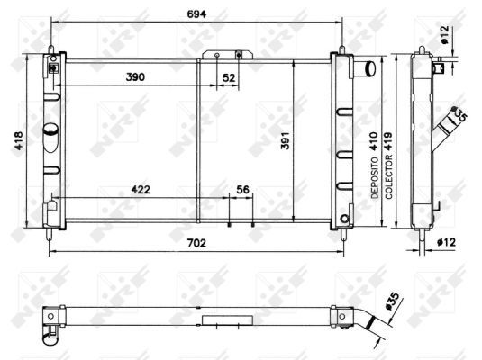 Radiateur, refroidissement du moteur