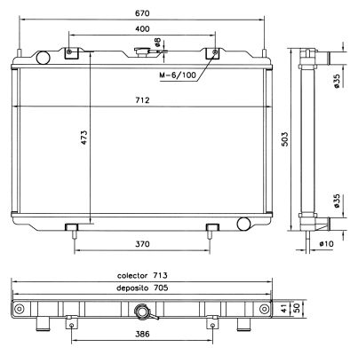 Radiateur, refroidissement du moteur