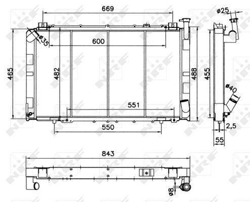Radiateur, refroidissement du moteur