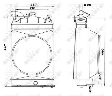 Radiateur, refroidissement du moteur