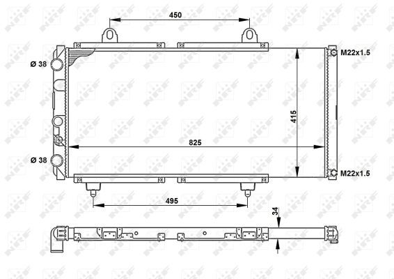 Radiateur, refroidissement du moteur