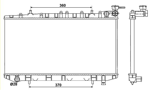 Radiateur, refroidissement du moteur