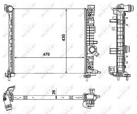 Radiateur, refroidissement du moteur