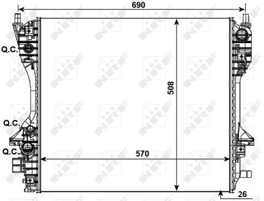 Radiateur, refroidissement du moteur