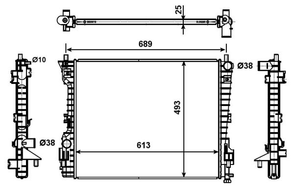 Radiateur, refroidissement du moteur